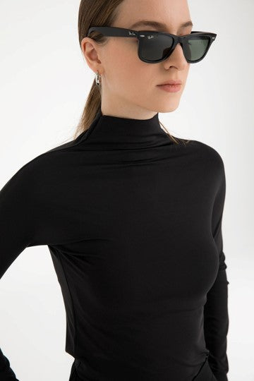 Active Essential Soft Touch Blouse-Clothing - Women-SHEISMONO-Black-XS-Urbanheer