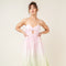 Wrinkled Ombre Maxi Dress-Dress-Fore Collection-Pink/Lime Ombre-S-Urbanheer