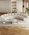 Luxury Curved Corduroy Sectional Sofa