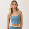 Contrast Layered Active Crop Tank