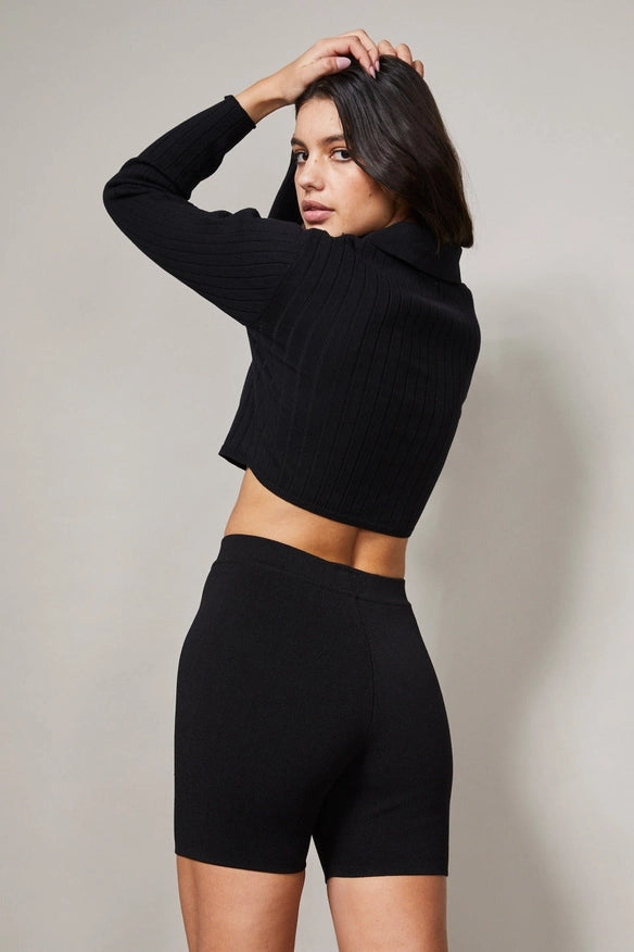 Amalfi Cardi (Black)-Cardigan-All Fenix-XS-Urbanheer