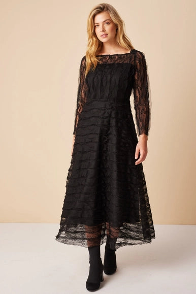 Lace Maxi Dress-MARIANNA DÉRI-S-Urbanheer