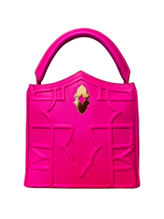 Hot Pink Gem-Bag-DELLALUNA-18.5x17x6 cm-Urbanheer