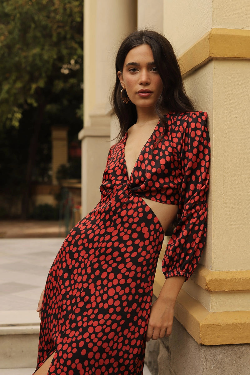 Paula Satin Dress-Clothing - Women-Cayro Woman-XS-Urbanheer