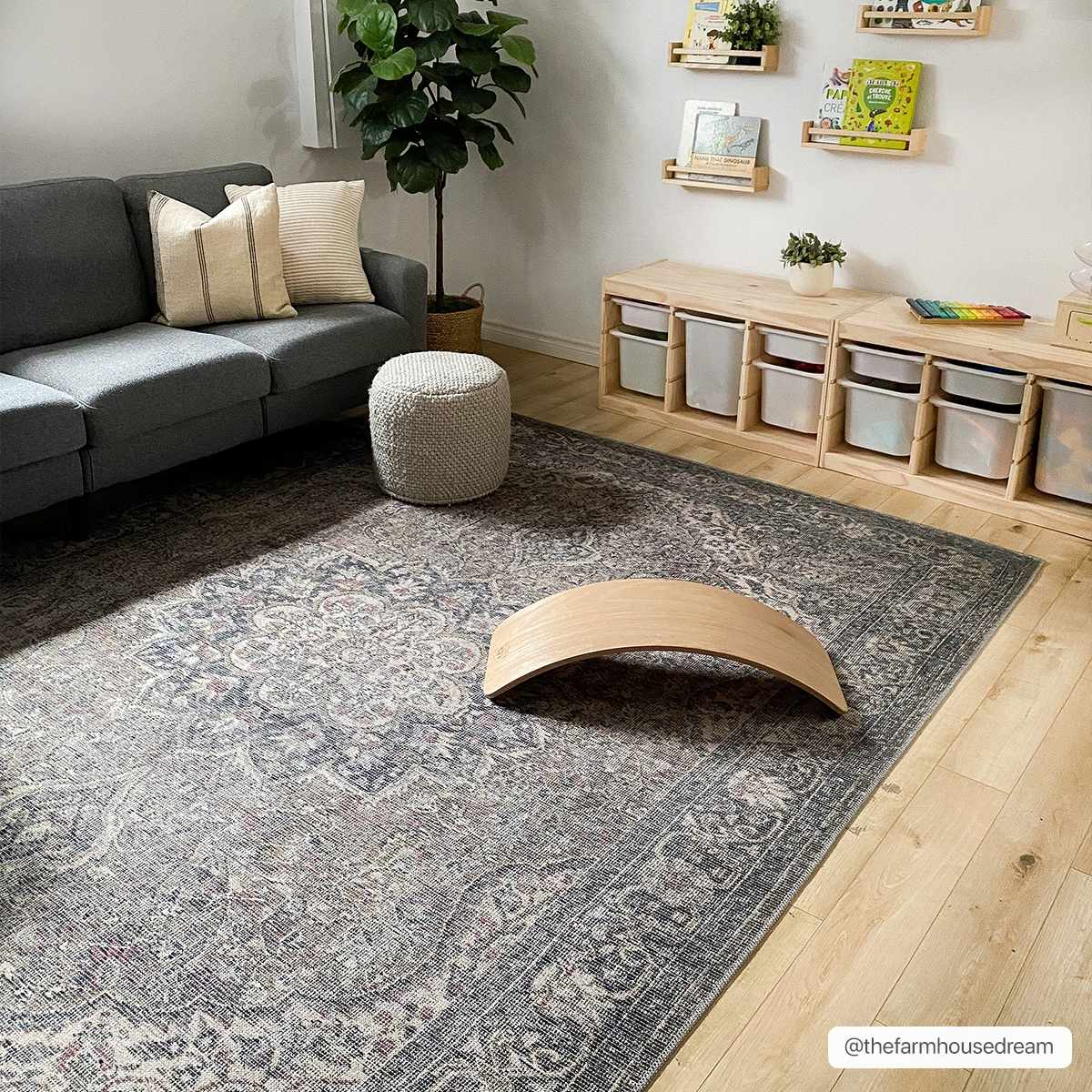 Dusty Sage Greenpoint Medallion Washable Area Rug-Rugs-Hauteloom-2'7" x 7'3" Runner-Urbanheer