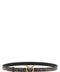 Pinko Python Print Leather Belt