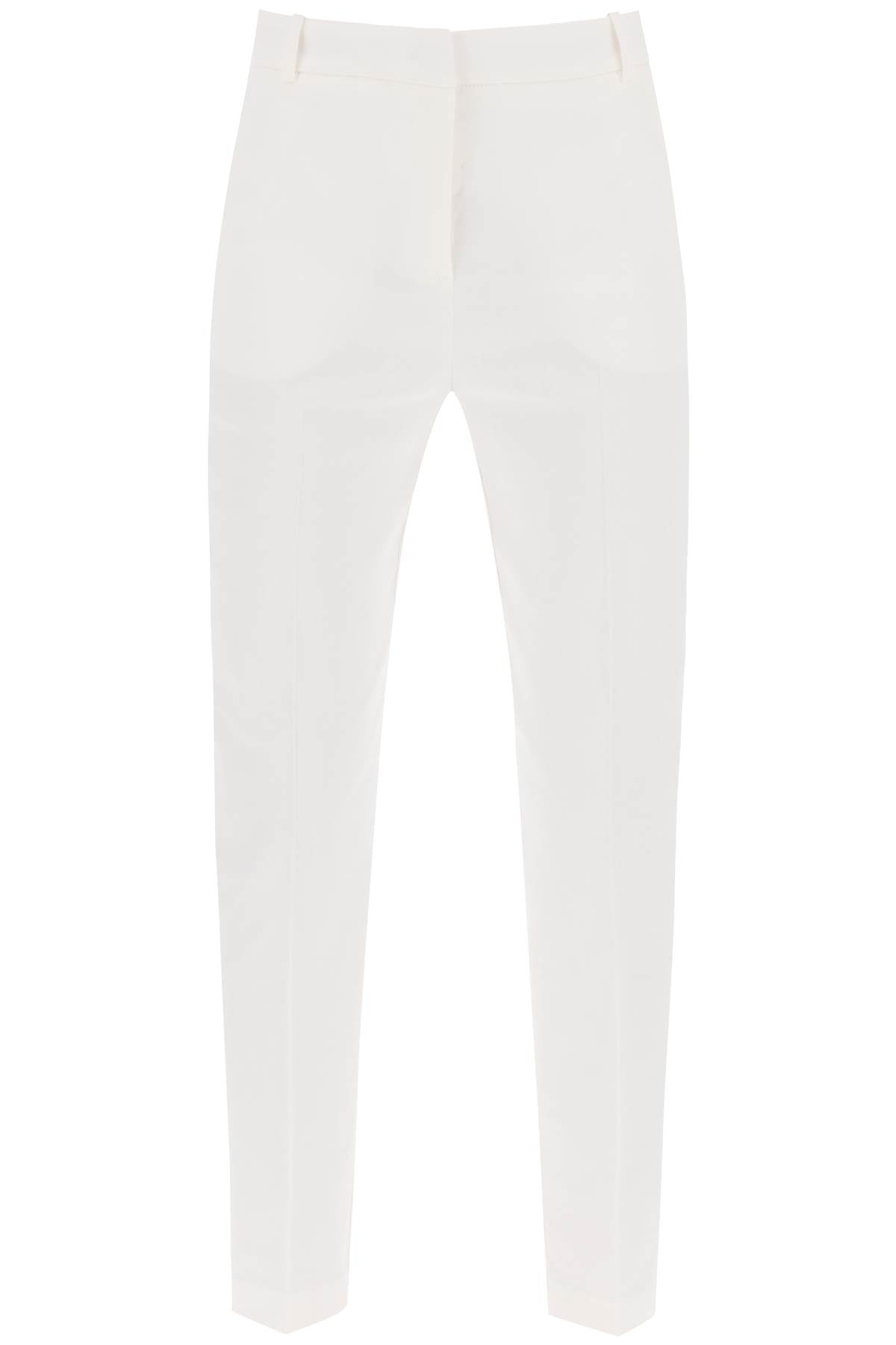 Pinko Bello Cigarette Pants White-Pants-Pinko-White-40-Urbanheer