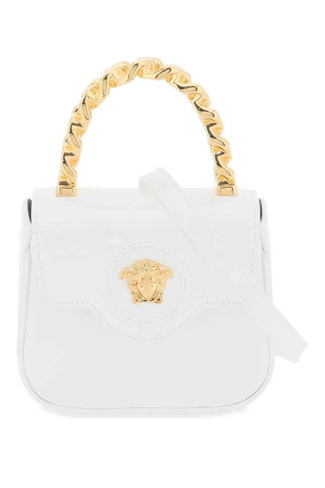 Versace Patent Leather 'La Medusa' Mini Bag White-Bag-Versace-os-Urbanheer