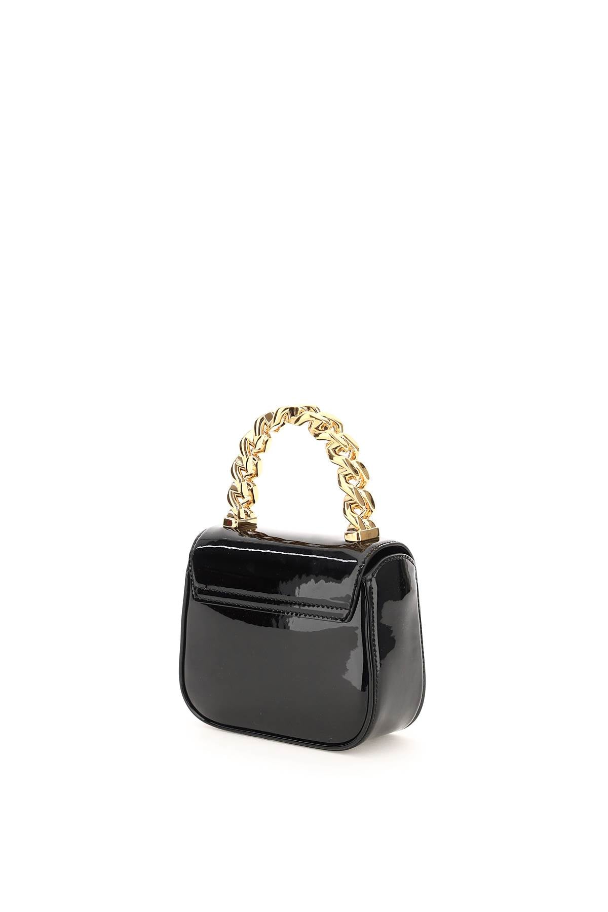 Versace Patent Leather 'La Medusa' Mini Bag Patent Leather Black-Bag-Versace-os-Urbanheer