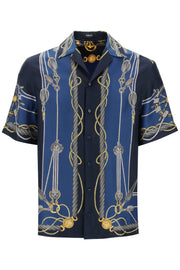 Versace Versace Nautical Bowling Shirt-Versace-48-Blue-Urbanheer