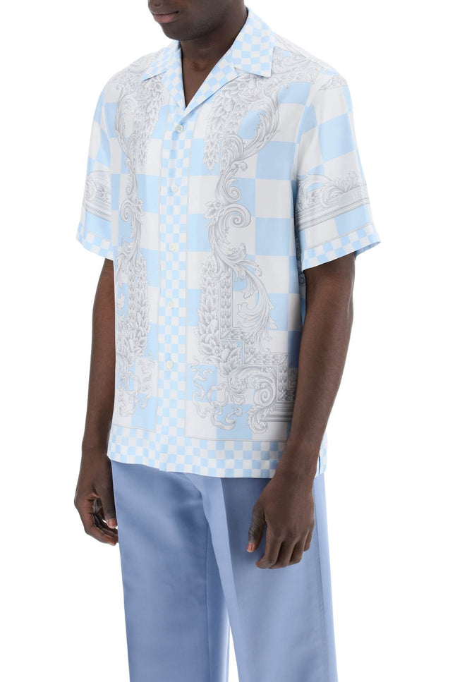 Versace printed silk bowling shirt in eight Men Mixed colours-shirt-Versace-48-Urbanheer