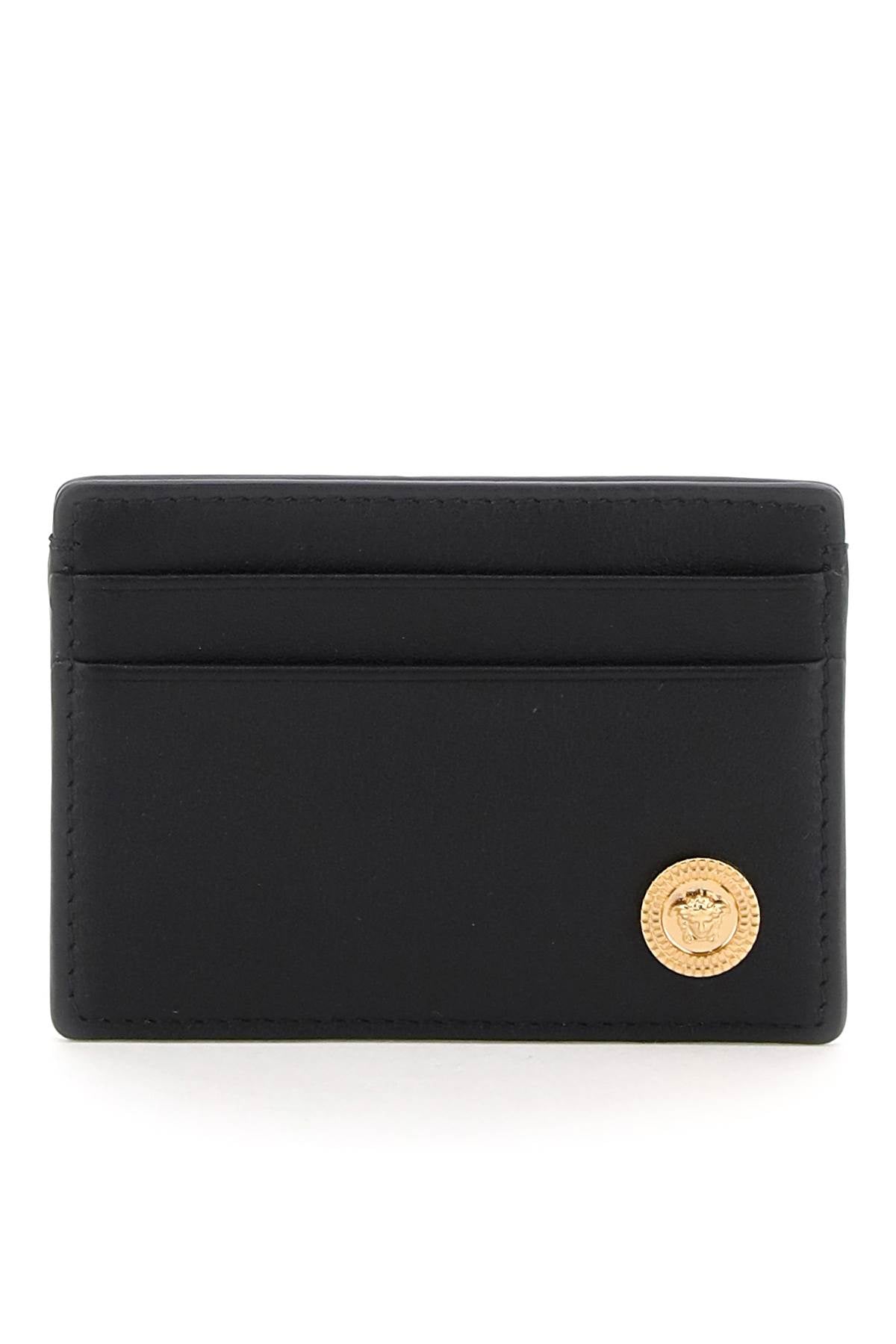 Versace Leather Medusa Cardholder-cardholder-Versace-black-standart-Urbanheer