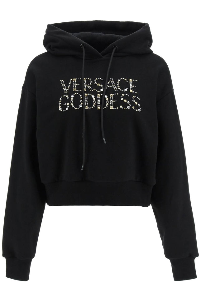 Versace Studded Logo Hoodie-Hoodie-Versace-40-Urbanheer