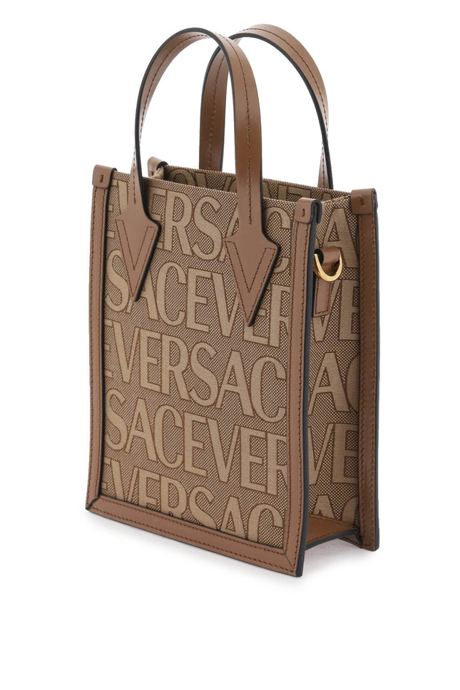 Versace Versace Allover Small Tote Bag-Bags-Versace-Brown-os-Urbanheer