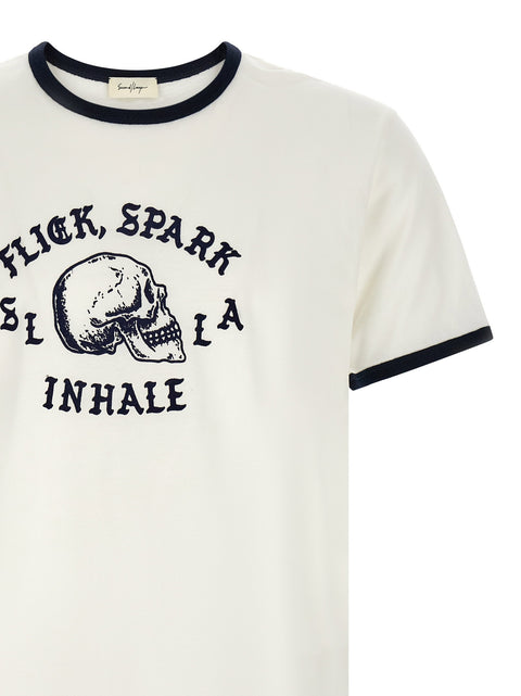 Second/Layer Flick, Spark, Inhale Ringer T-shirt