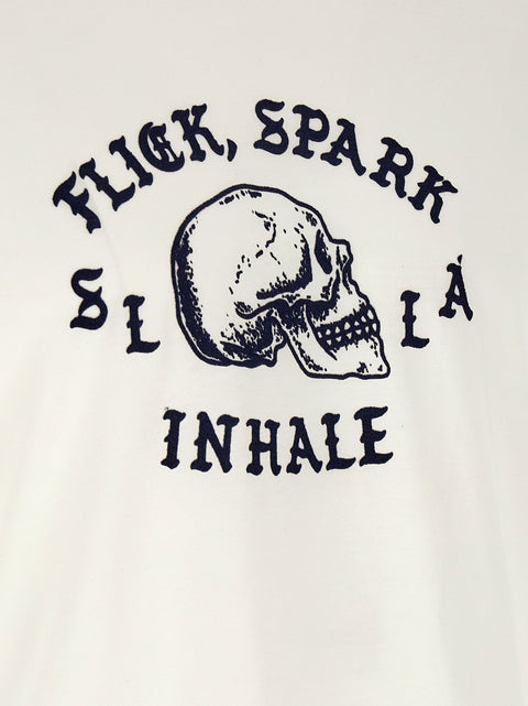 Second/Layer Flick, Spark, Inhale Ringer T-shirt