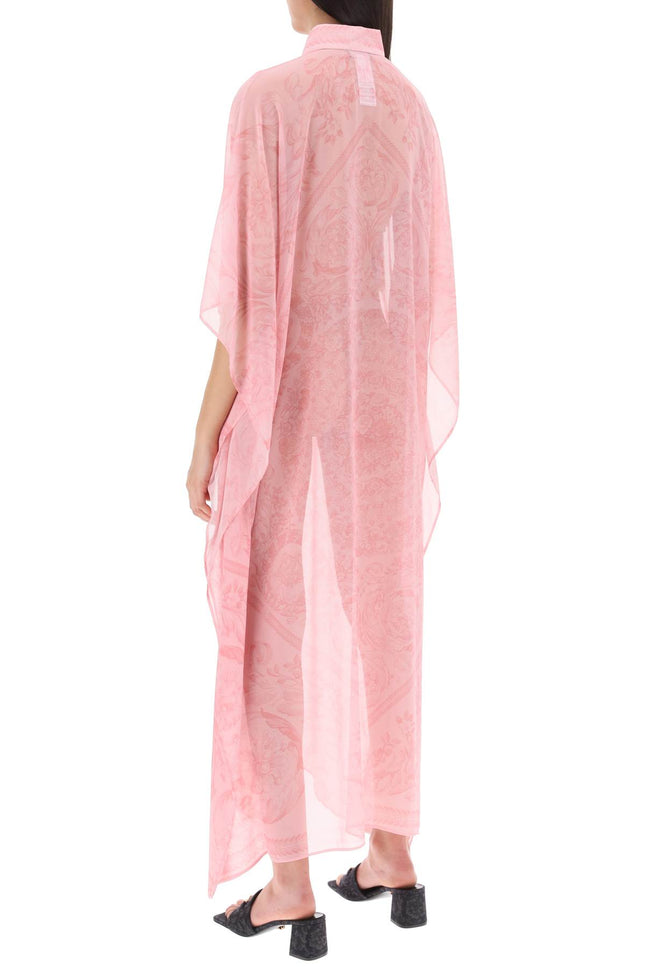 Versace Abito Copricostume Con Stampa Barocco Pink-Dress-Versace-os-Urbanheer
