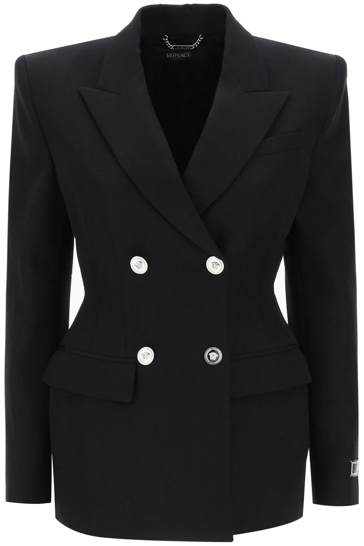 Versace Hourglass Double-Breasted Blazer-Versace-40-Urbanheer