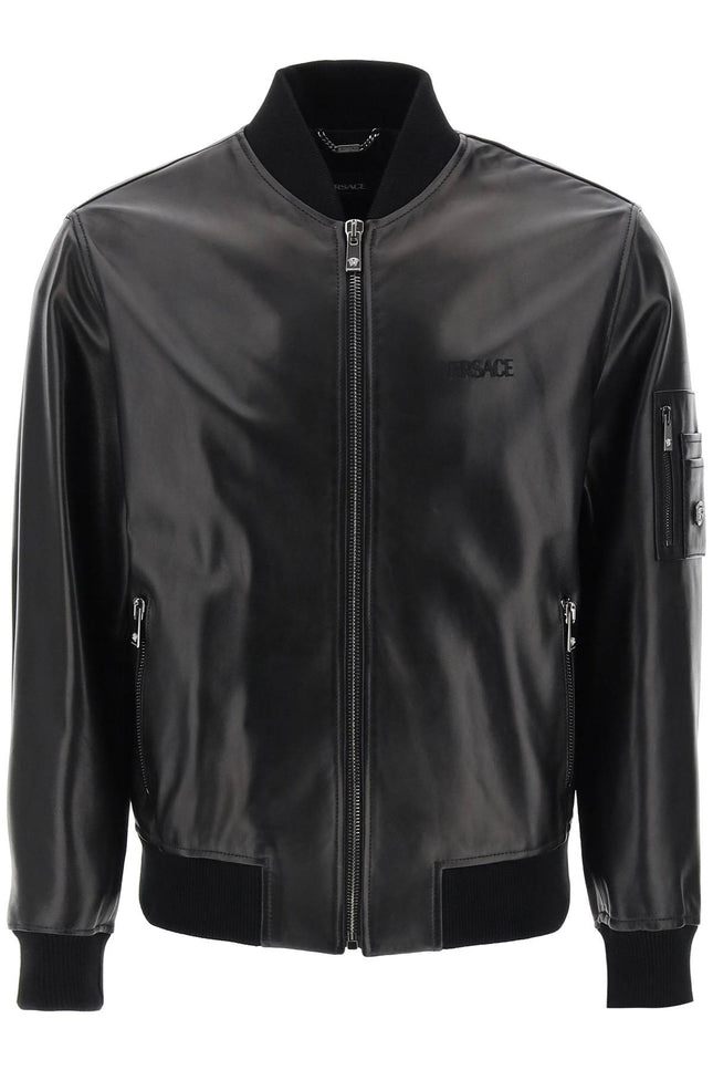 Versace Leather Bomber Jacket-Jacket-Versace-48-Urbanheer