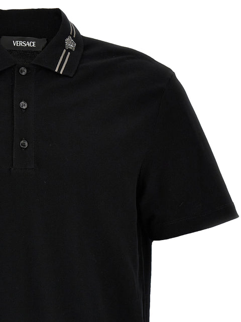 Versace Medusa Embroidery Polo Shirt