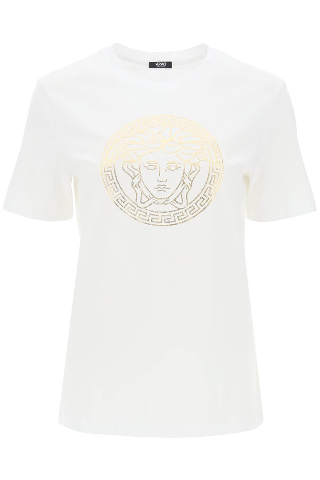 White Versace Medusa Crew-Neck T-Shirt-Versace-38-Urbanheer