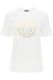 White Versace Medusa Crew-Neck T-Shirt-Versace-38-Urbanheer