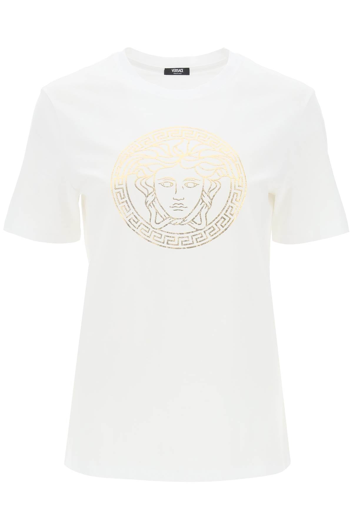 White Versace Medusa Crew-Neck T-Shirt-Versace-38-Urbanheer