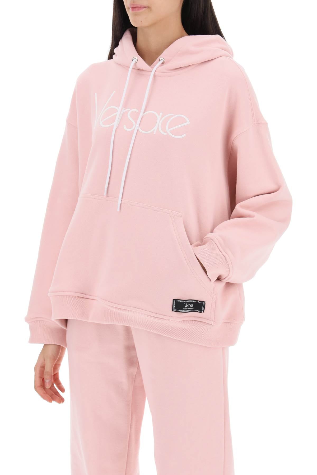 Versace Hoodie 1978 Re-Edition Logo Hoodie-Clothing - Women-Versace-Pink-IT - 38-Urbanheer