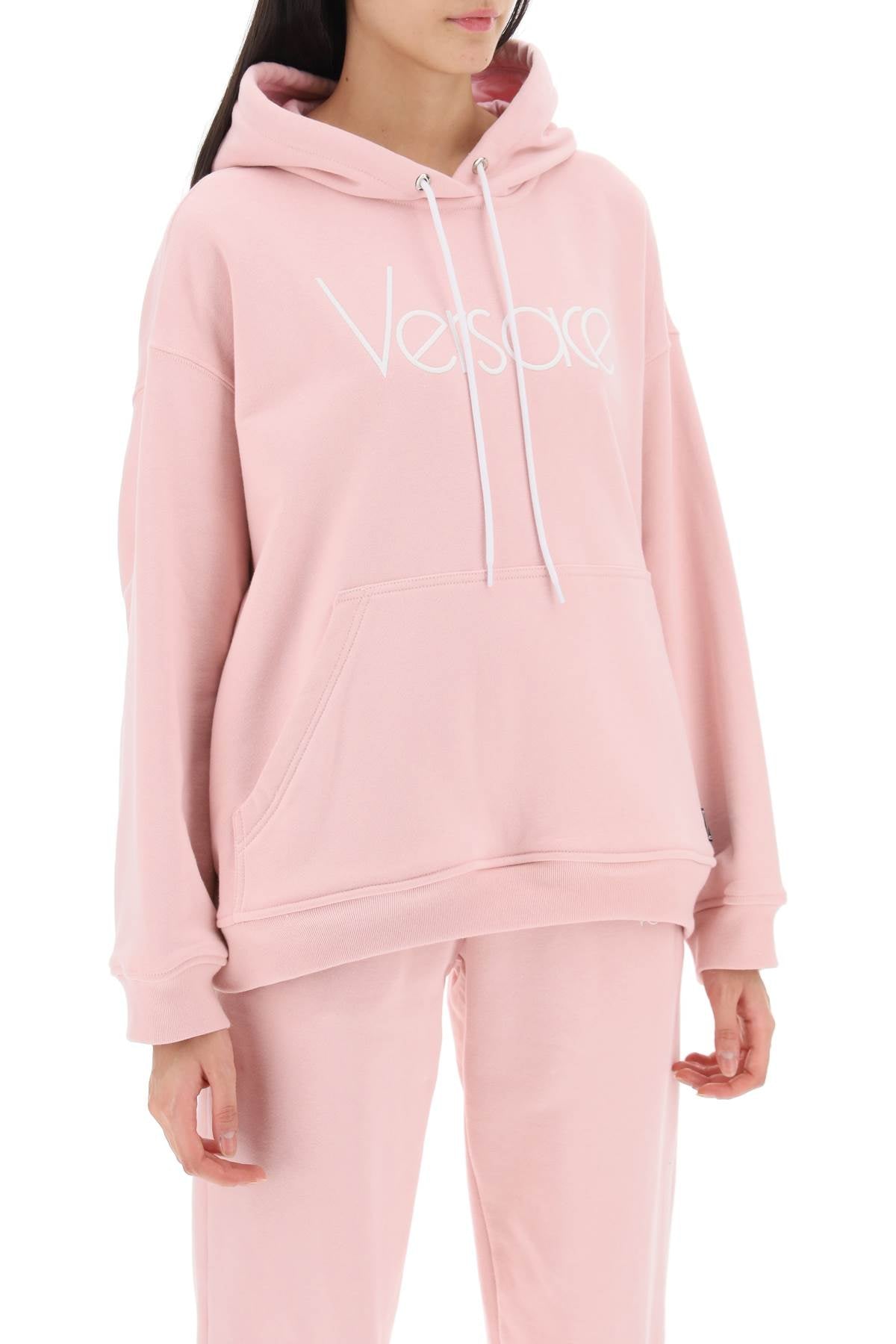 Versace Hoodie 1978 Re-Edition Logo Hoodie-Clothing - Women-Versace-Pink-IT - 38-Urbanheer