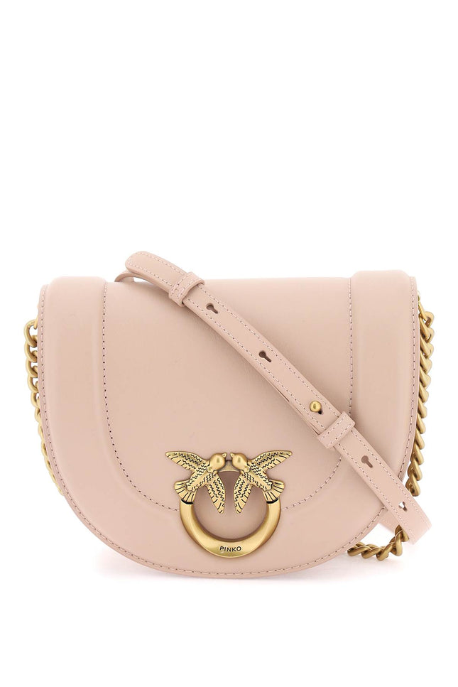 Pinko mini love bag click round leather shoulder bag Pink-Bag-Pinko-os-Urbanheer