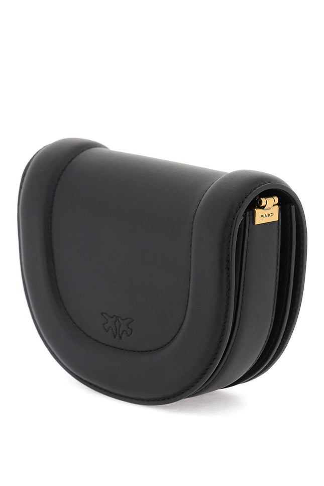 Pinko mini love bag click round leather shoulder bag Black-Bag-Pinko-os-Urbanheer