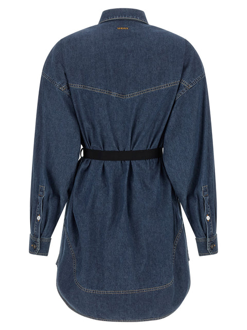 Versace Chambray Denim Dress