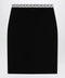 Versace Jacquard viscose-blend midi skirt in black