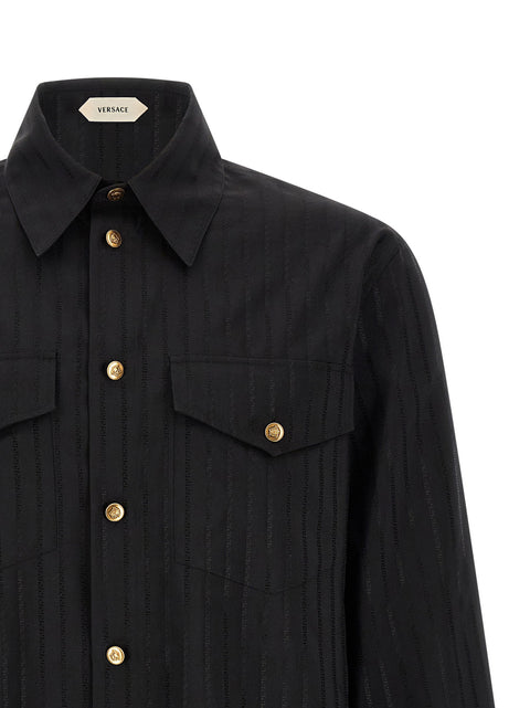 Versace Jacquard Silk Shirt