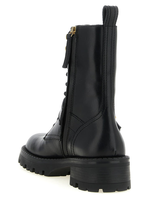Versace Ankle Boots With Buckle
