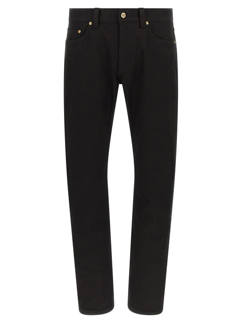Versace Medusa Embroidery Jeans