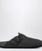 Birkenstock Boston suede clogs in charcoal
