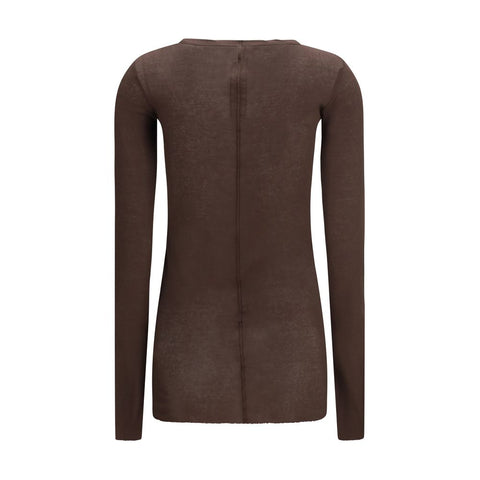 Rick Owens Brown Cotton Sportswear