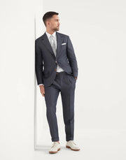 Brunello Cucinelli Gray Wool Two-Piece Suit