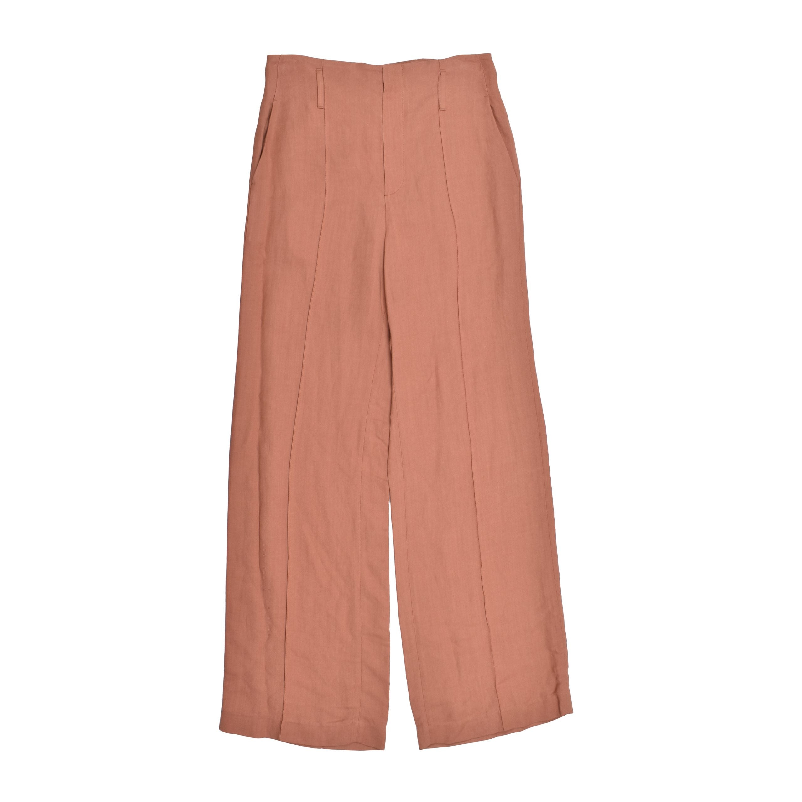 Brunello Cucinelli Orange Viscose Casual Pants