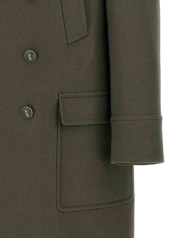 Brunello Cucinelli Army Wool Coat
