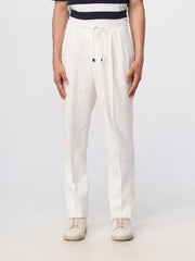 Brunello Cucinelli Beige Linen Casual Pants