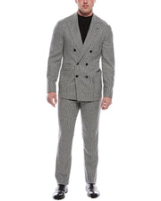Brunello Cucinelli Gray Wool Suits And Blazer