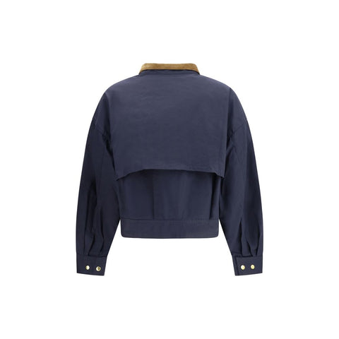 Barbour Blue Cotton Shell Jacket