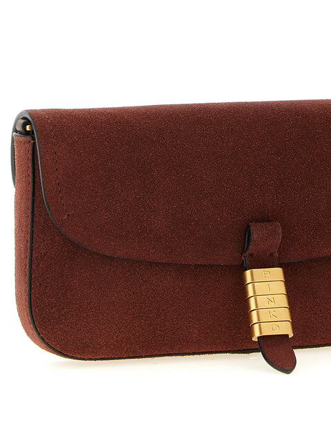 Pinko Saddle Flat Medium Shoulder Bag