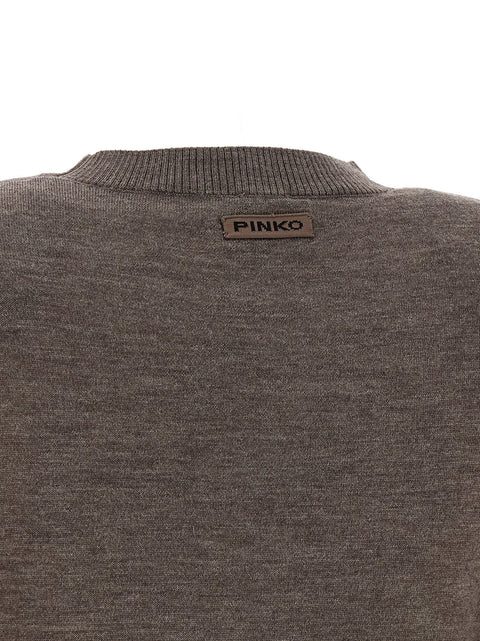 Pinko Padded Shoulder Sweater