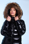 PRINCESS I short down jacket with water-repellent fabric