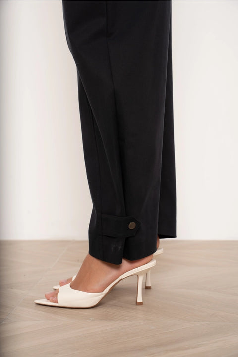 Utility Balloon Pants with A Fastening At the Hem