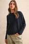 Striped Pattern Sweater Top