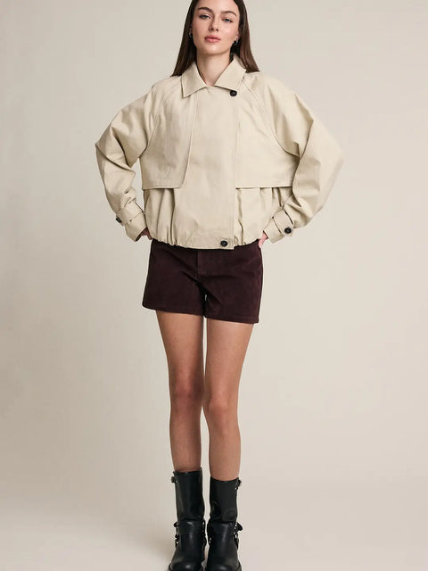 Modern Cape Short Jacket
